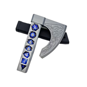 Juego de Dados de 22 mm con Diseño de Hacha de Batalla