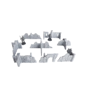 Juego de Terreno de Ruinas Cubiertas de Vegetación TRPDICES