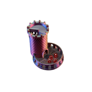 Colorful Dice Tower - Vibrant Castle Miniature - Torre para dados