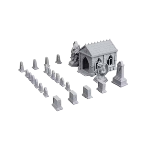 Gothic Cemetery Mausoleum Terrain