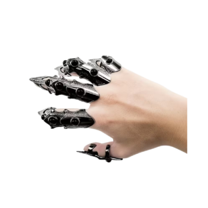 Anillo - Gotico - Garra de Dragon - Skull Knuckle Rings for Punk Aesthetic