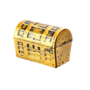 Cofre del Tesoro - Golden Pirate Mini Chests - Perfect for Party Themes and Collectibles