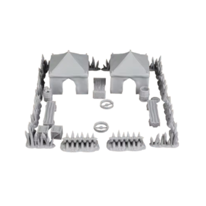 Conjunto de Defensa de Campamento en Miniatura D