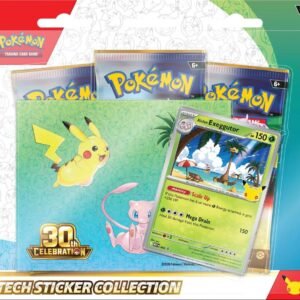 30th Celebration Tech Sticker Collection Lucario or Alolan Exeggutor - ME: 30th Celebration (ESP)